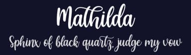 Mathilda by Fadlilah Studio — Script Handwritten Font — thumbnail 2