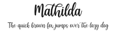 Mathilda by Fadlilah Studio — Script Handwritten Font — thumbnail 1