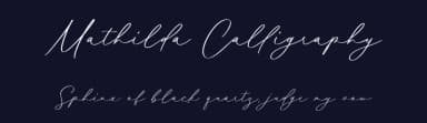 Mathilda Calligraphy by Allouse Studio — Script Handwritten Font — thumbnail 2