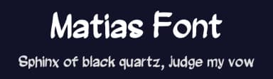 Matias Font by Woodcutter — Script Handwritten Font — thumbnail 2