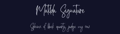 Matilda Signature by Vztype Studio — Script Handwritten Font — thumbnail 2