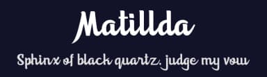 Matillda by Rhidtype — Script Handwritten Font — thumbnail 2