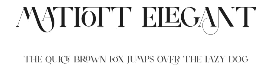 Matiott Elegant by 177Studio — Serif Font