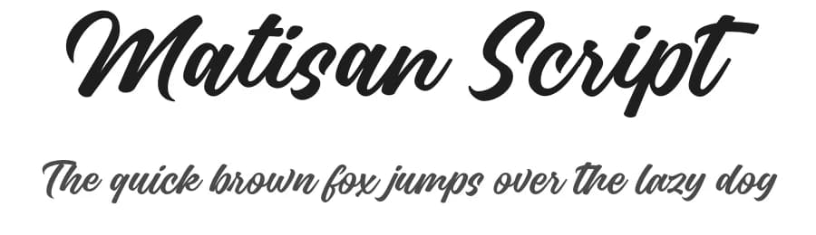 Matisan Script by Måns Grebäck — Script Handwritten Font