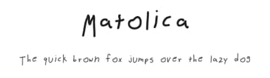 Matolica by Marco Martorell — Script Handwritten Font — thumbnail 1