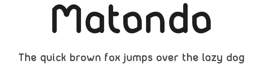 Matondo by AukimVisuel — Sans Serif Font