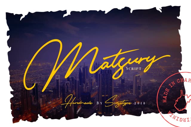 Matsury Font by susitype — Script Handwritten Font