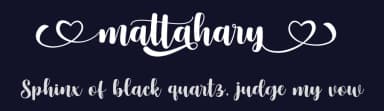 Mattahary by Madatype Studio — Script Handwritten Font — thumbnail 2