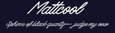Mattcool by Wacaksara Co — Script Handwritten Font — thumbnail 2