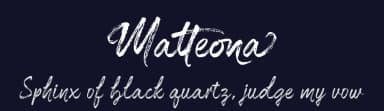 Matteona by Akifatype Studio — Script Handwritten Font — thumbnail 2