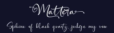 Mattera by Letterara — Script Handwritten Font — thumbnail 2