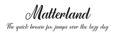 Matterland by Kurnia Setyadi — Script Handwritten Font — thumbnail 1