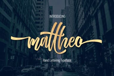 Mattheo Font by Motypeidea — Script Handwritten Font — thumbnail 1