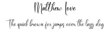 Matthew Love by FreshtypeINK — Script Handwritten Font — thumbnail 1
