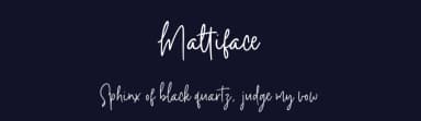 Mattiface by Balpirick Studio — Script Handwritten Font — thumbnail 2