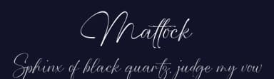 Mattock by Alit Design — Script Handwritten Font — thumbnail 2