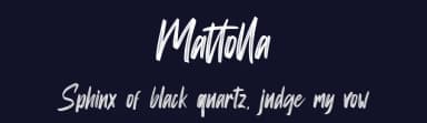 Mattolla by Skiiller Studio — Script Handwritten Font — thumbnail 2