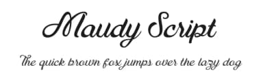Maudy Script by Ianmikraz — Script Handwritten Font — thumbnail 1