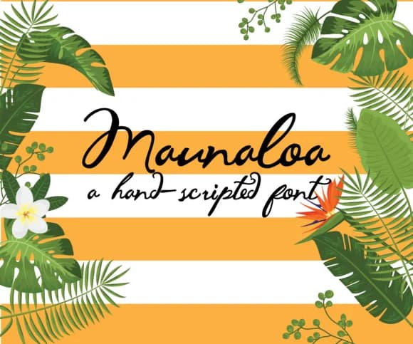 Maunaloa Font by Illustration Ink — Script Handwritten Font