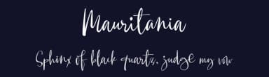 Mauritania by Get Studio — Script Handwritten Font — thumbnail 2