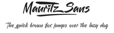 Mauritz Sans by Måns Grebäck — Script Handwritten Font — thumbnail 1