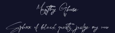 Mauthy Ghoise by Bright Rhythm Studio — Script Handwritten Font — thumbnail 2