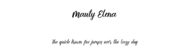 Mauty Elena by Letterfand.Studio — Script Handwritten Font — thumbnail 1