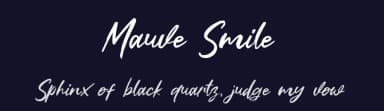 Mauve Smile by Khurasan — Script Handwritten Font — thumbnail 2