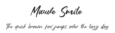 Mauve Smile by Khurasan — Script Handwritten Font — thumbnail 1