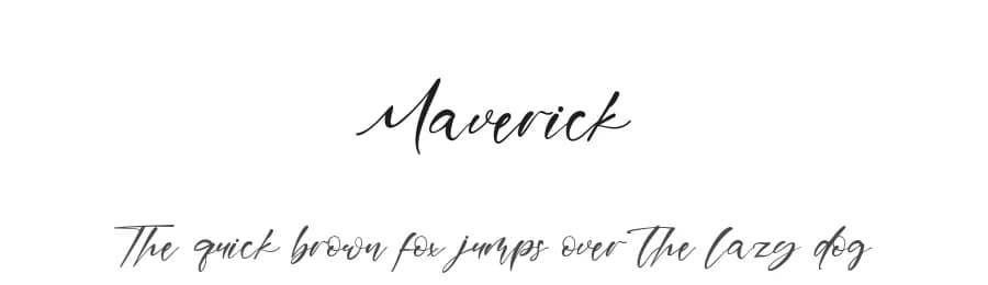 Maverick by Staircase Studio — Script Handwritten Font