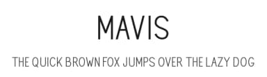 Mavis by Rahagita Studio — Sans Serif Font — thumbnail 1