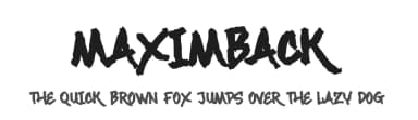 Maximback by Allouse Studio — Script Handwritten Font — thumbnail 1