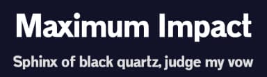 Maximum Impact by Hawtpixel — Sans Serif Font — thumbnail 2
