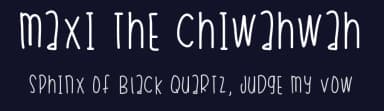 Maxi The Chiwahwah by Des Gomez — Script Handwritten Font — thumbnail 2