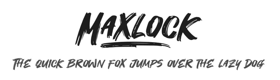 Maxlock by Khurasan — Script Handwritten Font
