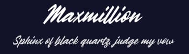 Maxmillion by Ikiiko Type — Script Handwritten Font — thumbnail 2