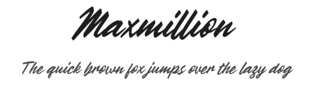 Maxmillion by Ikiiko Type — Script Handwritten Font