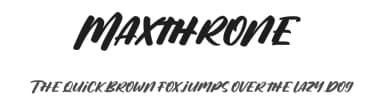 Maxthrone by Maulana Creative — Script Handwritten Font — thumbnail 1