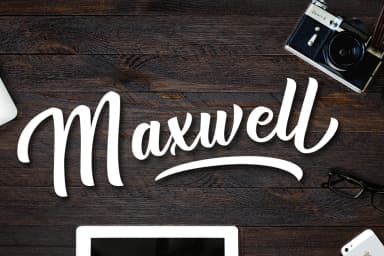 Maxwell Font by Silhouette America, Inc. — Script Handwritten Font — thumbnail 1