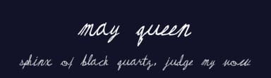 May Queen by Divide by Zero — Script Handwritten Font — thumbnail 2