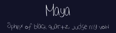 Maya by Zeventy Million — Script Handwritten Font — thumbnail 2