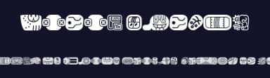 Mayan Glyphs by ikarusmedia — Dingbats Font — thumbnail 2