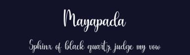 Mayapada by Supersemar Letter — Script Handwritten Font — thumbnail 2