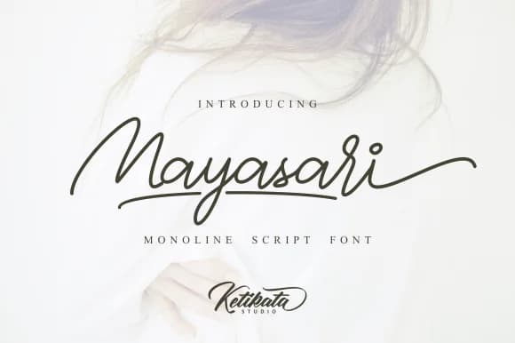Mayasari Font by Ketikata Studio — Script Handwritten Font