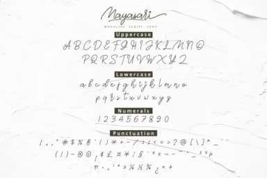 Mayasari Font by Ketikata Studio — Script Handwritten Font — thumbnail 9