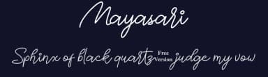 Mayasari by Ketikata Studio — Script Handwritten Font — thumbnail 2