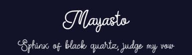 Mayasto by Sesa Grafika — Script Handwritten Font — thumbnail 2
