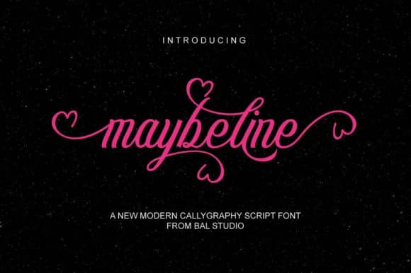 Maybeline Font by Bal Studio — Script Handwritten Font