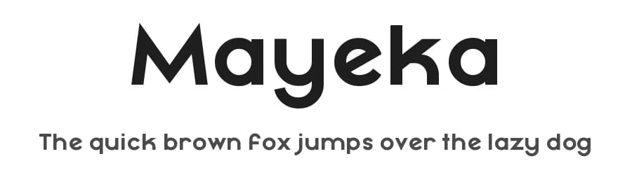 Mayeka by Studio Typo — Sans Serif Font