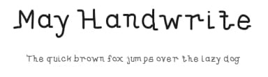 May Handwrite by alleytimes — Script Handwritten Font — thumbnail 1